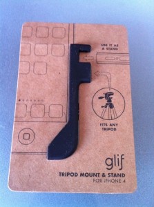 minimalistische Kartonverpackung des glif