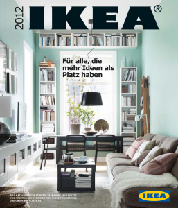 Titelseite des IKEA Katalogs 2012