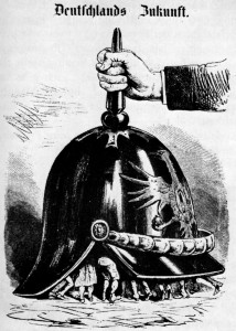 österreichische Karikatur zur Reichsgründung 1870